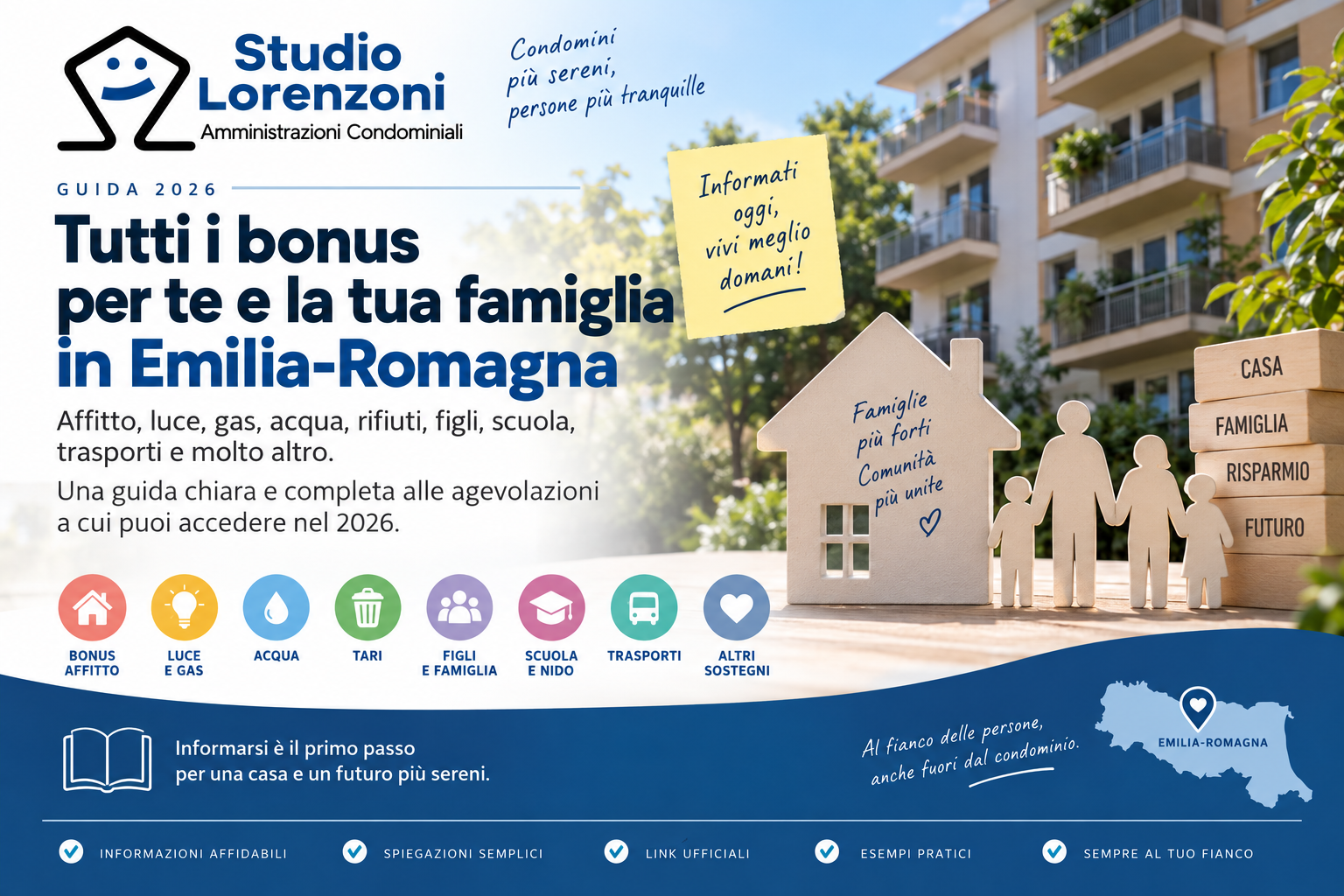 Bonus 2026 in Emilia-Romagna: la guida completa alle agevolazioni che potresti non sapere di poter richiedere